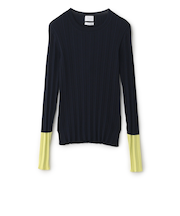 カラーブロックニット