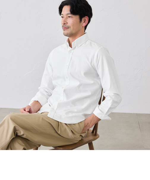 sea island cotton ボタンダウンシャツ