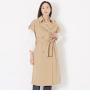 トレンチディテールジレ