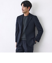 ウール＆コットン シアーサッカージャケット