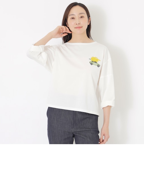 【AIKO FUKUDAコラボ】刺繍Tシャツ