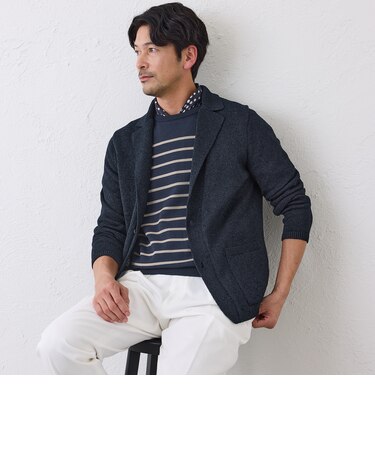 和紙ニットジャケット