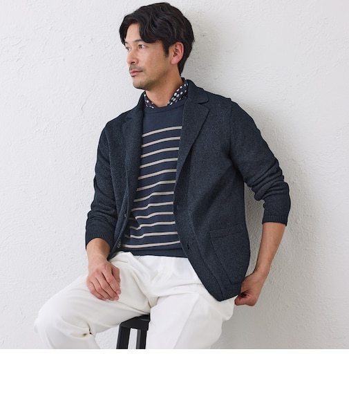 和紙ニットジャケット