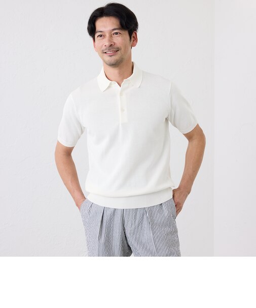 ハイツイストニットポロ