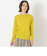 ボートネックニットプルオーバー