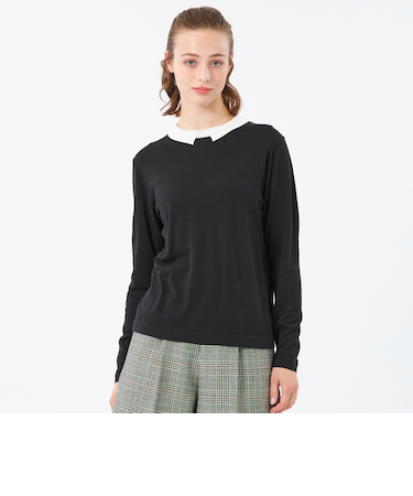 【Bicolor Knit Polo（バイカラーニットポロ）】ロングスリーブ