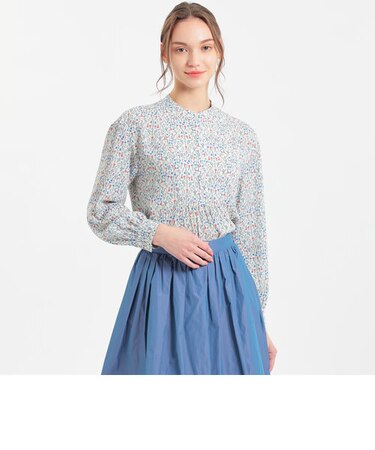 Snowblue Garden ブザムブラウス