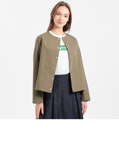 LESLIE(レスリー)】ノーカラーショートジャケット｜マッキントッシュ
