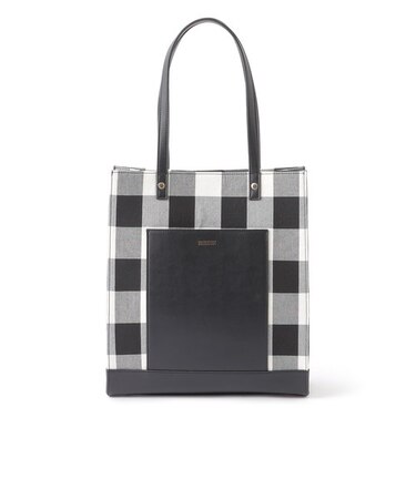 ギンガムコンビトートバッグ