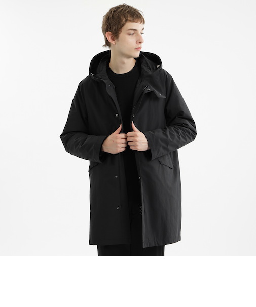 高密度マットタフタ 3WAYモッズコート with TAION