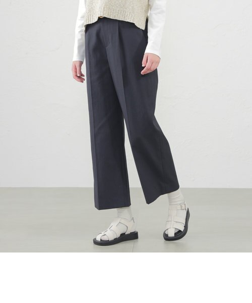 24ss マッキントッシュフィロソフィー ドライオックスフォードワイドパンツ 2024年春夏モデル】ドライオックスフォードワイドパンツ