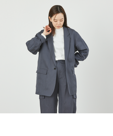 GREY LABEL リネンテンセルシングルジャケット