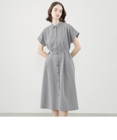 ギンガムチェックサッカーワンピース