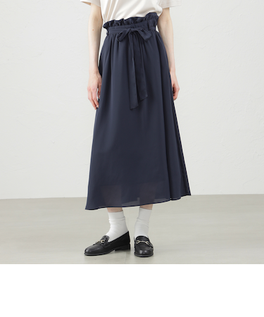 ハイウエストギャザースカート