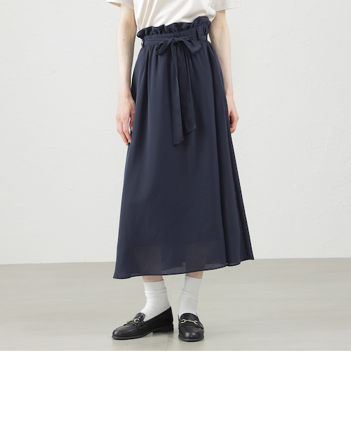 ハイウエストギャザースカート