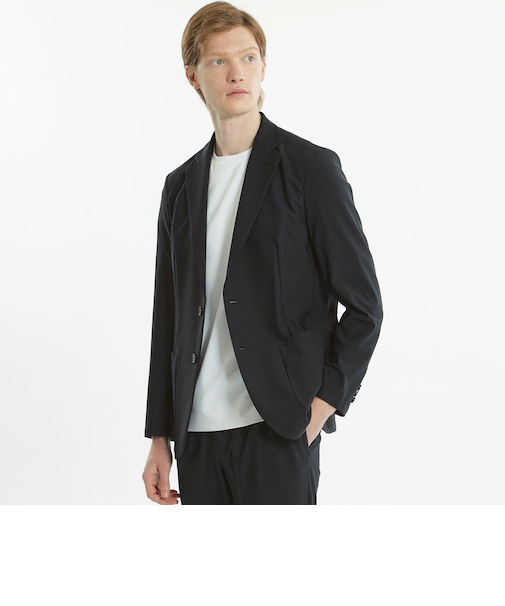 ドライフラットストレッチ イージージャケット ハイテンショントリコット