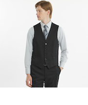 トロッター ウェストコート#000（ナンバーゼロ）バーズアイストレッチ　リサイクル