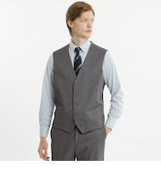 トロッター ウェストコート#000（ナンバーゼロ）バーズアイストレッチ　リサイクル