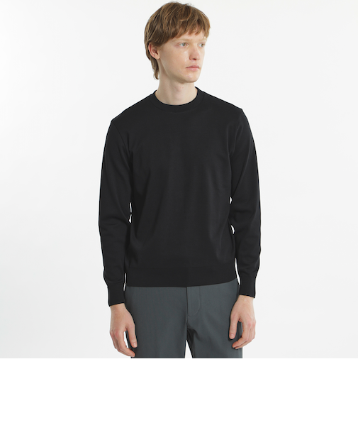 18Gコットン天竺 クルーネックロンT