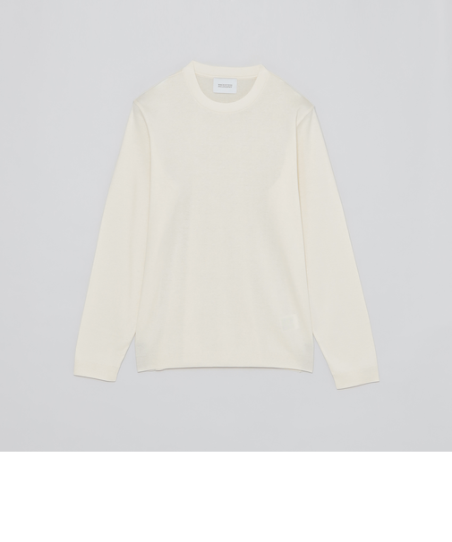18Gコットン天竺 クルーネックロンT
