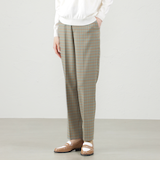 ウォッシャブルウールテーパードパンツ