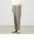 ウォッシャブルウールテーパードパンツ