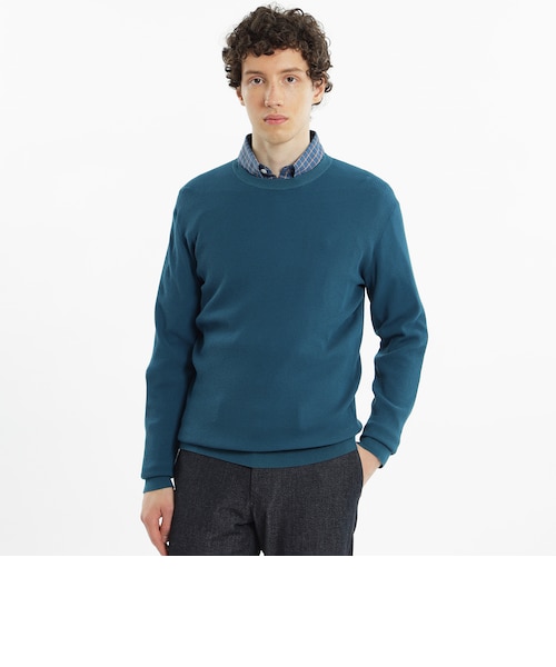 ◼️新品  マッキントッシュ   ワッフルトップス ミニワッフル クルーネックニット｜マッキントッシュフィロソフィーの