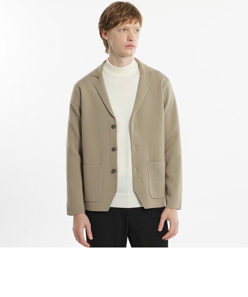 14Gミラノリブ ニットジャケット