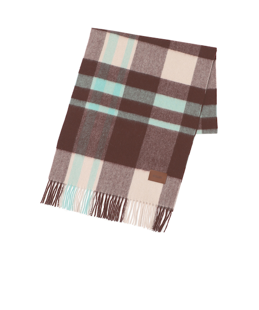 ウォッシャブルカシミヤブロックマフラー