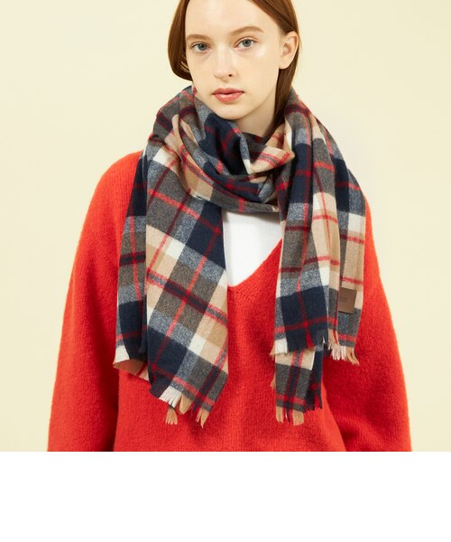 ウォッシャブルカシミヤハウスチェックストール｜マッキントッシュ  