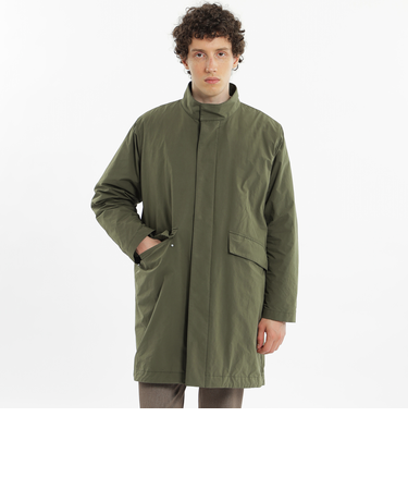 マイクロファイバータフタ 3WAY スタンドカラーモッズ with TAION