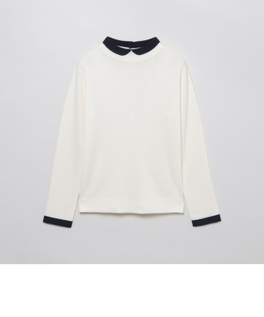 Cleric Collar Knit ロングスリーブ