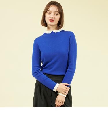 Cleric Collar Knit ロングスリーブ