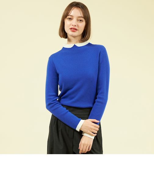 Cleric Collar Knit ロングスリーブ