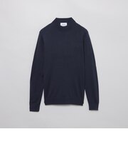 【WEB&一部店舗限定】ウール/アクリル天竺 モックネックプルオーバーニット