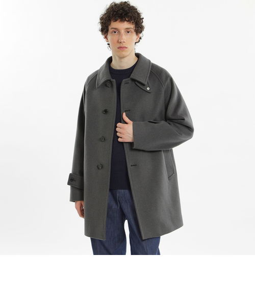 【極美品】マッキントッシュフィロソフィー ピーコート メルトンウール M グレー MACKINTOSH PHILOSOPHY（ﾏｯｷﾝﾄｯｼｭ ﾌｨﾛｿﾌｨｰ）の「GREY LABEL
