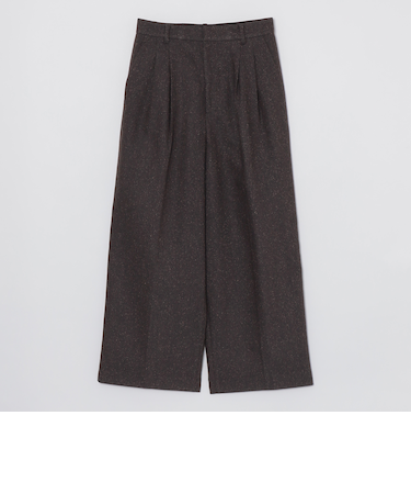 GREY LABEL ハイウエストツイードパンツ