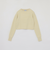 GREY LABEL クロップドアルパカ混ニット