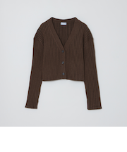 GREY LABEL ワイドリブカーディガン
