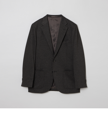 テーラードジャージー ジャケット メランジジャージー