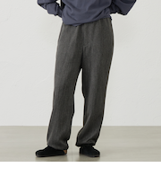 GREY LABEL サテンツイードドロストパンツ