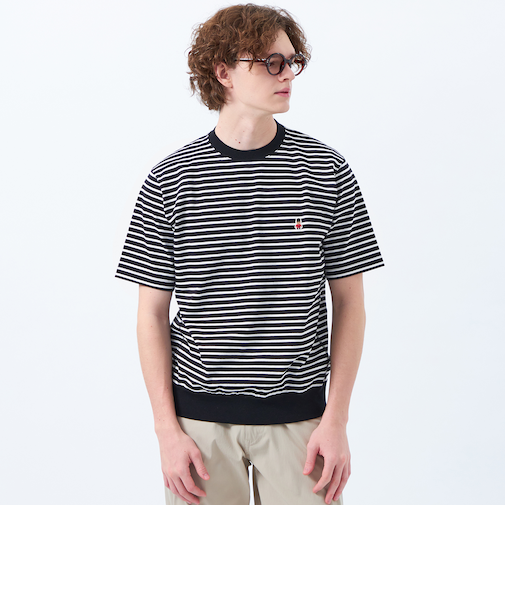 バッキンガムベア BD天竺 ワイドリブ半袖Tシャツ