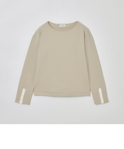 スリーブボタンニット