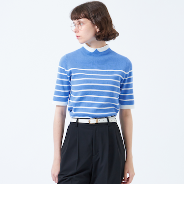 【2025年春夏モデル】Cleric Collar Knit ハーフスリーブ