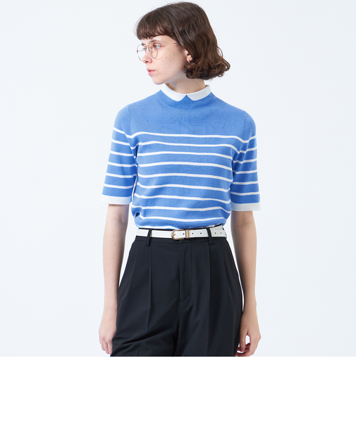 【2025年春夏モデル】Cleric Collar Knit ハーフスリーブ