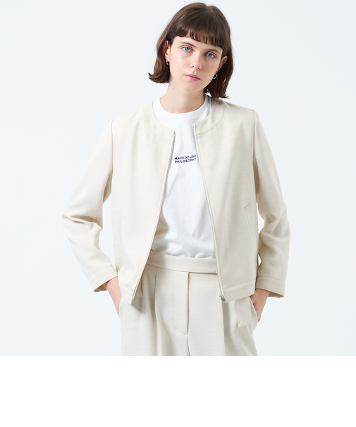 ドライタッチノーカラージャケット