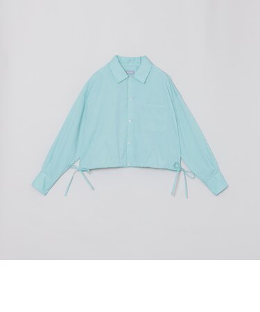 GREY LABEL サイドリボンクロップドシャツ