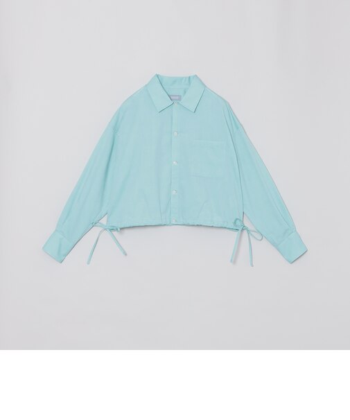 GREY LABEL サイドリボンクロップドシャツ
