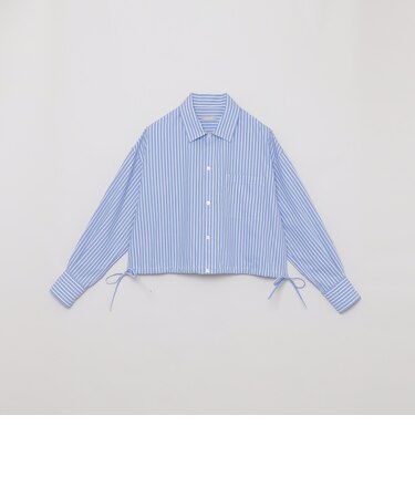 GREY LABEL サイドリボンクロップドシャツ