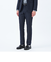 テーラードジャージーパンツ 杢カラミストレッチ